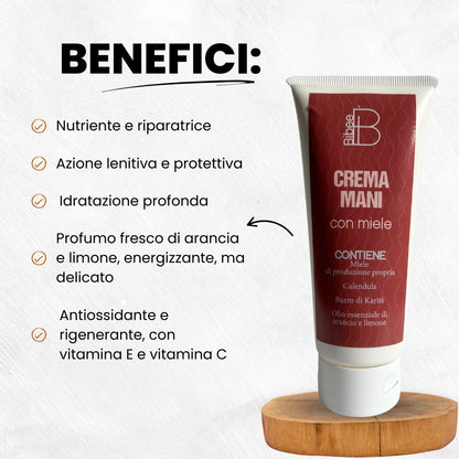 CREMA MANI OLIO ESSENZIALE ARANCIA E LIMONE 100 ML