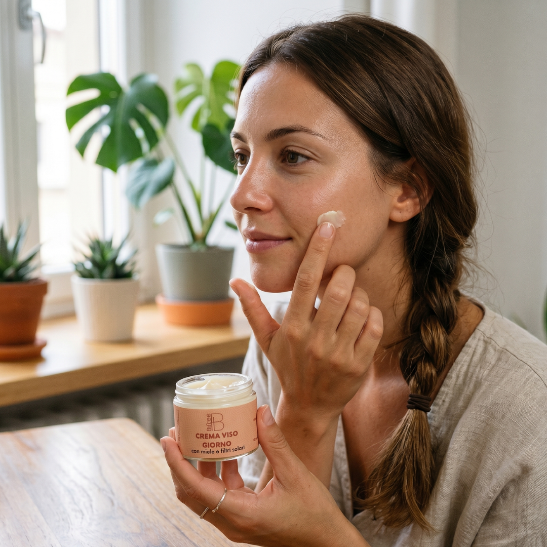 CREMA VISO GIORNO OLIO ESSENZIALE MAY CHANG CON FILTRI SOLARI 50ML
