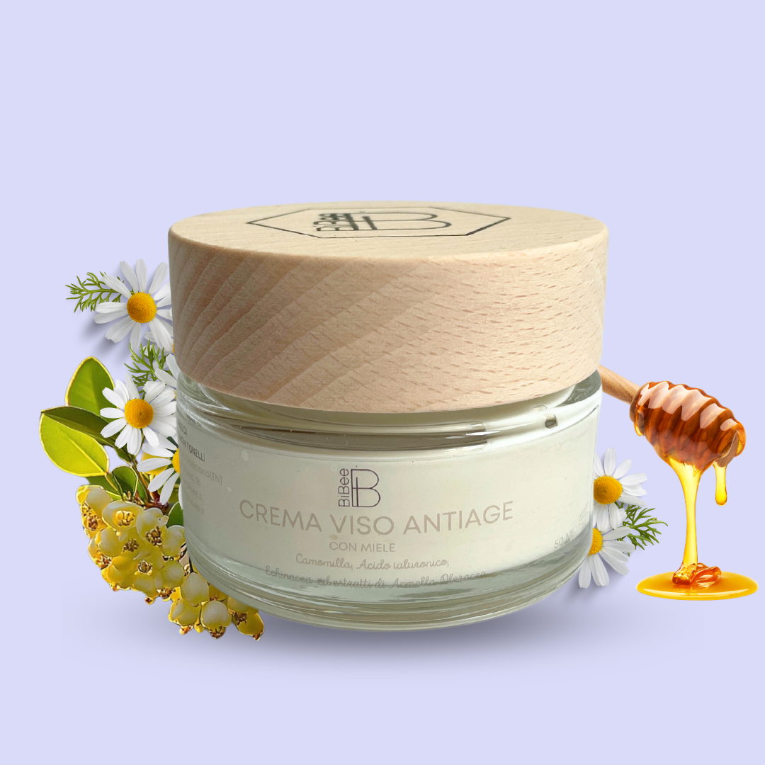 CREMA VISO ANTIAGE 50ML CON OLIO ESSENZIALE DI LITSEA CUBEBA