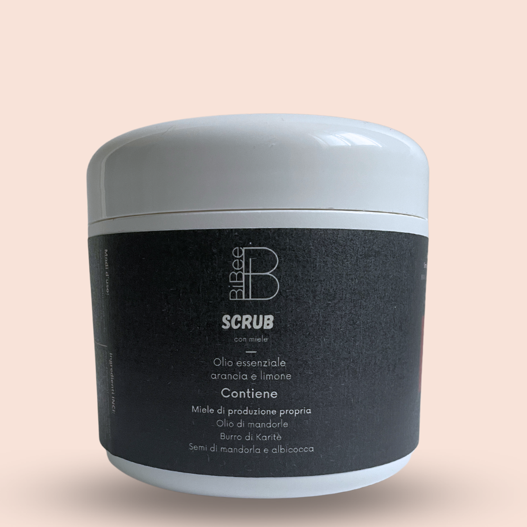 SCRUB CON OLIO ESSENZIALE DI ARANCIA E LIMONE 100ML