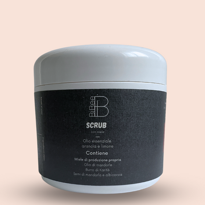 SCRUB CON OLIO ESSENZIALE DI ARANCIA E LIMONE 100ML